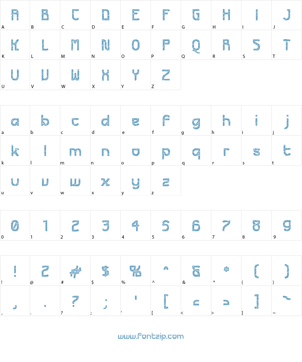 Futurex Apocalypse Font Character